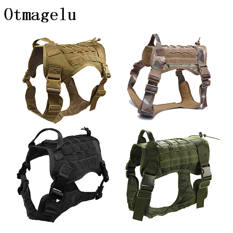 Outdoor Hunting Dogs - 나일론 애완견 조끼 하네스 세트, 중대형