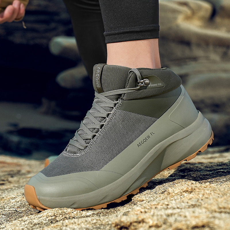 Hunting Outdoor Brands - 하이탑 하이킹 신발 남성 럭셔리 브랜드