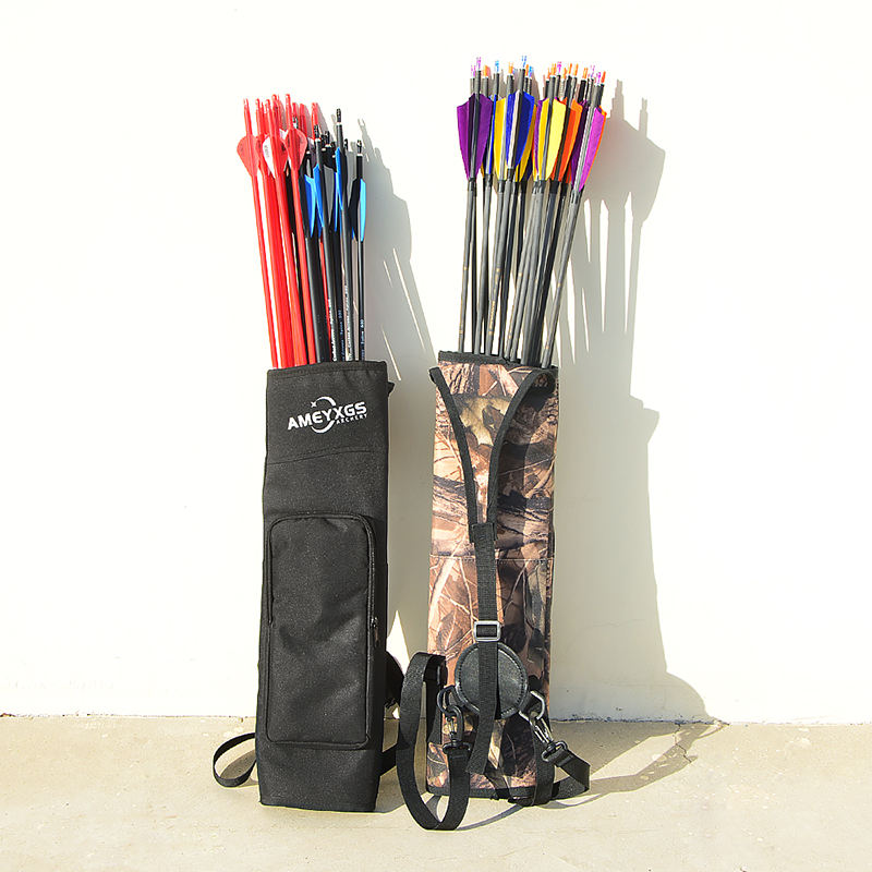 Quiver Arrow Back - 카모 캔버스 백 떨림 휴대용 화살표