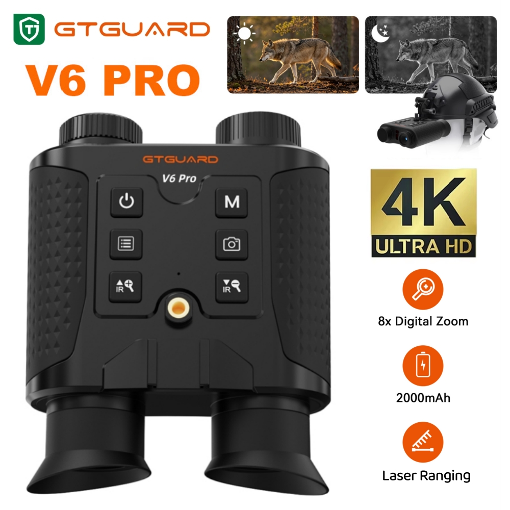 Outdoor Hunting Videos - 4K 야간 투시 쌍안경 8X 디지털