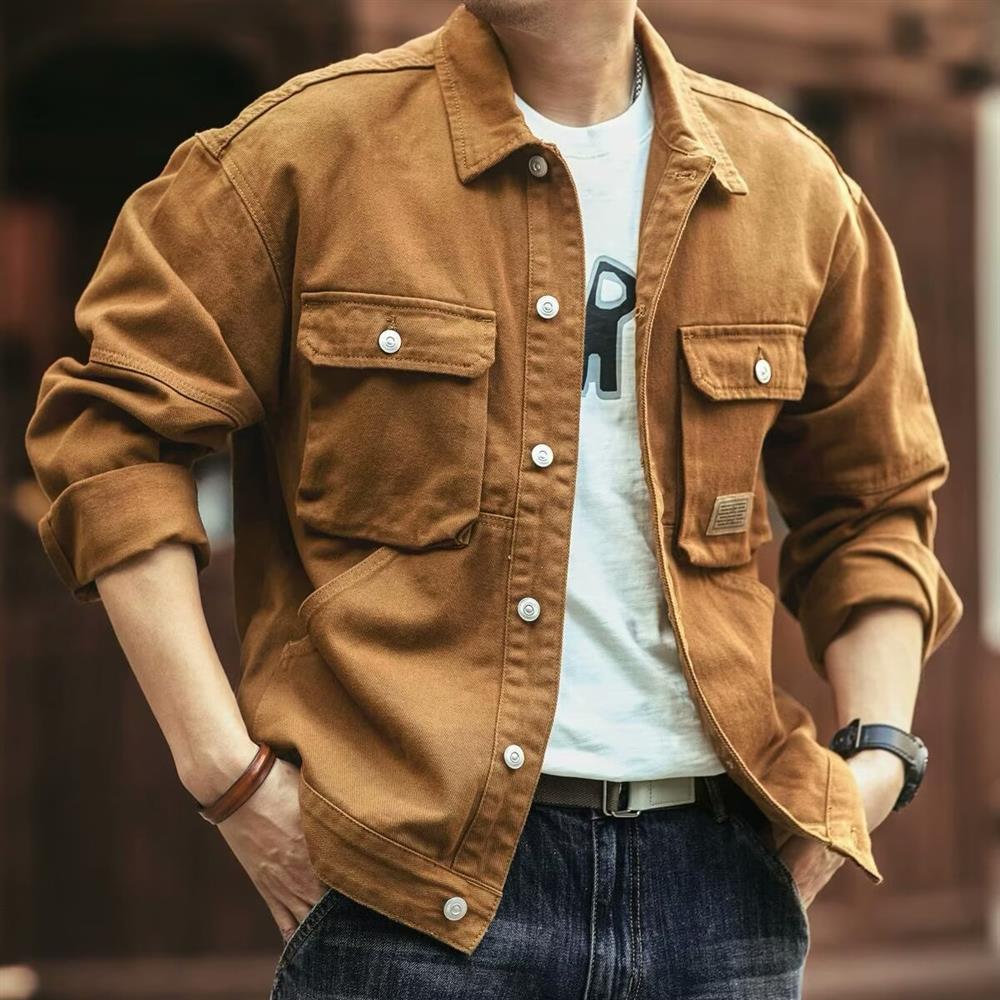 레트로 아메리칸 데님 재킷 남성용 루즈핏 아웃도어 헌팅 - Hunting Outdoor Brands 리뷰 및 가격