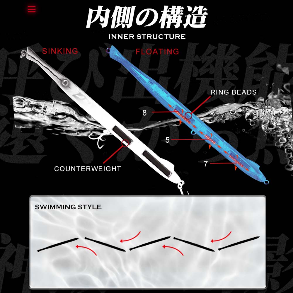 헌트하우스 펜슬 피싱 루어 225mm 싱킹 27g 플로 - Hunting Quotes 리뷰 및 가격