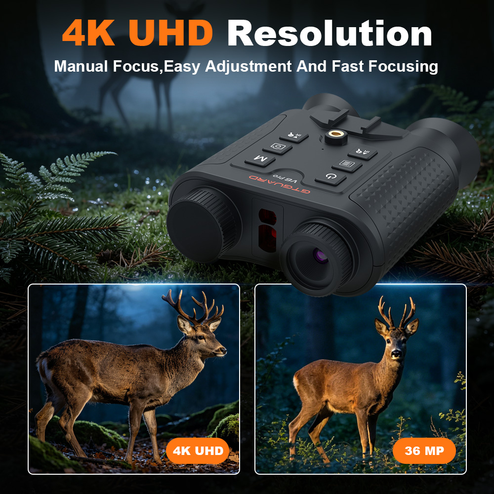 4K 야간 투시 쌍안경 8X 디지털 줌 적외선 야간 투 - Outdoor Hunting Videos 리뷰 및 가격